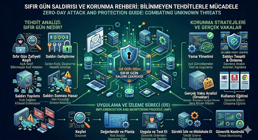 Sıfır Gün Saldırısı Nedir? Korunma Yöntemleri ve Gerçek Vakalar