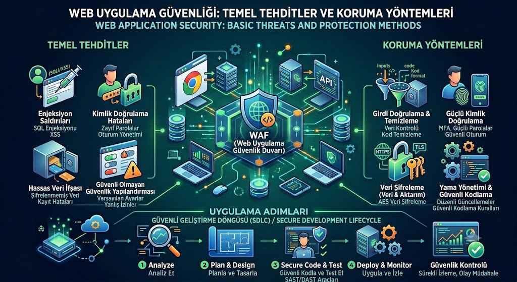 Web Uygulama Güvenliği: Temel Tehditler ve Koruma Yöntemleri